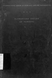 Elementary Theory of Numbers