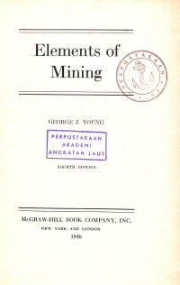 Elements of Mining - Fourth Edition