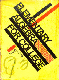 Elementary Algebra For College