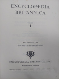 Encyclopedia Britannica - Volume 1