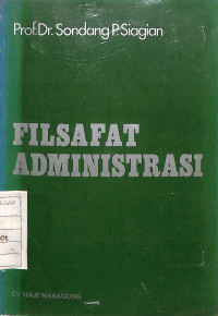 Filsafat Administrasi