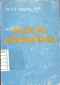 Filsafat Administrasi