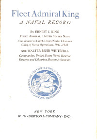 Image of Fleet Admiral King : A Naval Record
