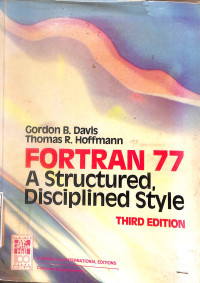 Image of Fortran 77 : A Structured, Disciplined Style - Third Edition