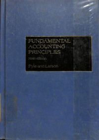 Fundamental Accounting Principles (Ninth Edition)