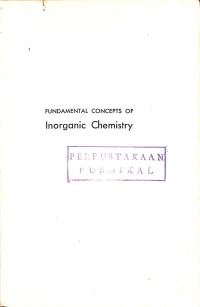 Fundamental Concepts of Inorganic Chemistry