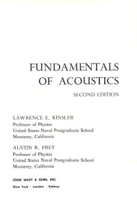 Fundamentals of Acoustics - Second Edition