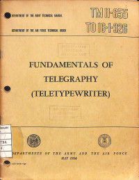 Image of Fundamentals of Telegraphy (Teletypewriter)
