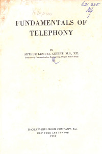 Fundamentals of Telephony