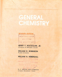 General Chemistry Seventh Edition