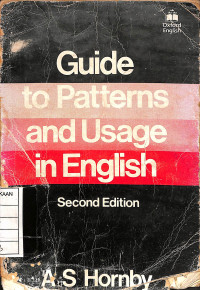 Guide to Patterns and Usage in English - Second Edition