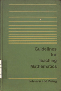 Guidelines for Teaching Mathematics