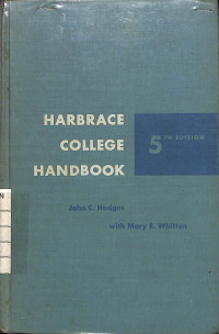 Harbrace College Hanbook - 5TH Edition