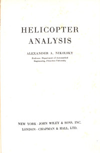 Helicopter Analysis