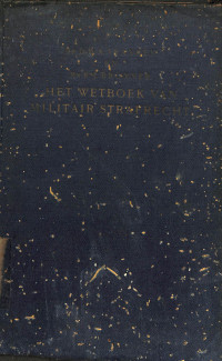 Het Wetboek Van Military Strafrecht