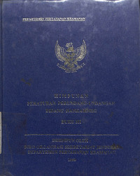 Himpunan Peraturan Perundang-Undangan Bidang Hankamneg - Buku III