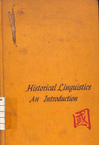 Historical Linguistics : an Introduction