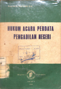 Hukum Acara Perdata Pengadilan Negeri