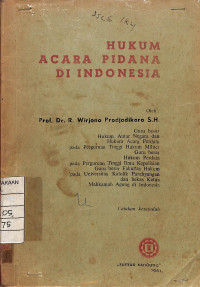 Hukum Acara Pidana di Indonesia