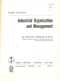 Industrial Organization and Management