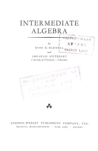 Intermediate Algebra