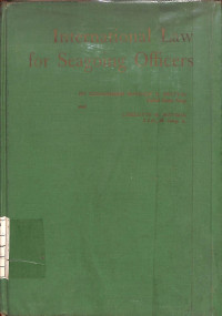 Image of International Law For Seagoing Officers