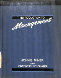 Introduction To Management