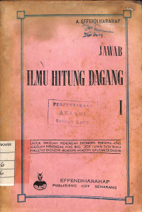 Jawab Ilmu Hitung Dagang I