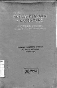 Kebijaksanaan Perusahaan