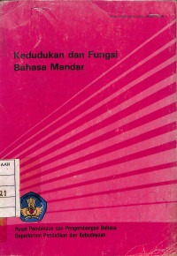 Kedudukan dan Fungsi Bahasa Mandar