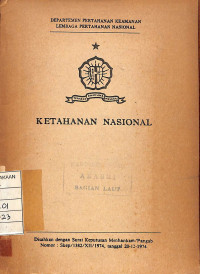 Ketahanan Nasional