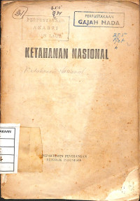 Ketahanan Nasional