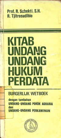 Kitab Undang Undang Hukum Perdata