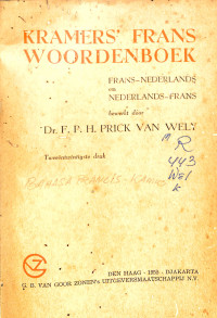 Kramers Frans Woordenboek