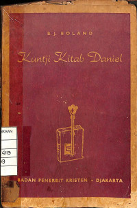 Image of Kuntji Kitab Daniel