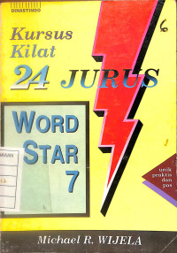 Image of Kursus Kilat 24 Jurus Word Star 7