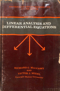 Linear Analysis and Differential Equations