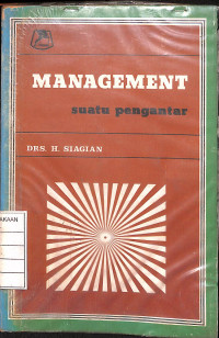 Management Suatu Pengantar