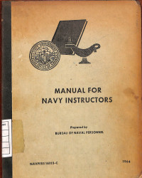 Manual for Navy Instructors