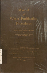 Manual of Water Purification Procedures