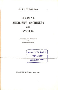 Marine Auxiliary Machinery and System