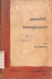 Masalah2 Management