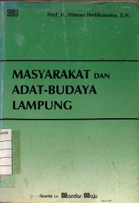 Masyarakat dan Adat-Budaya Lampung