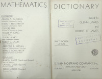 Matematics Dictionary