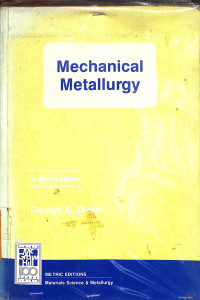 Mechanical Metallurgy - SI Metric Edition