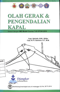 Olah Gerak & Pengendalian Kapal