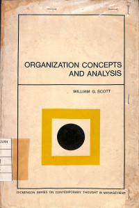 Organization Concepts and Analysis