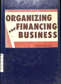 Organizing And Financing Business