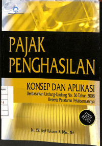 Pajak Penghasilan Konsep dan Aplikasi