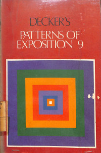 Patterns of Exposition 9